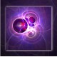 FRACTAL ART DESIGN GREETING CARD Embryo